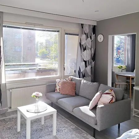 Kaunis Keskustayksioe Parvekkeella,wifi,free Parking